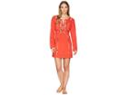 Prana Lahela Tunic (carmine Pink) Women's Swimwear
