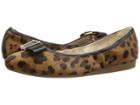 Cole Haan Emory Bow Ballet Ii (ocelot Haircalf) Women's Flat Shoes