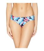 Tommy Bahama Palms Paradise Reversible Shirred Hipster (mare Navy) Women's Swimwear