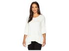 Karen Kane Ruffle Hem Top (cream) Women's Clothing