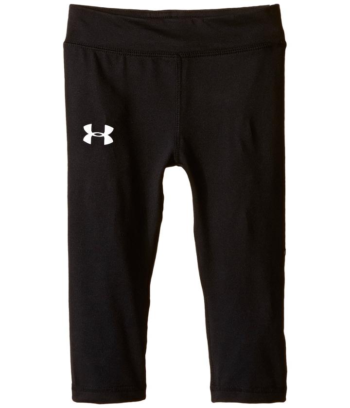 Under Armour Kids Everyday Capris (little Kids) (black) Girl's Capri