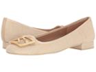 French Sole Talisman (natural Ibiza Printed Leather) Women's Flat Shoes