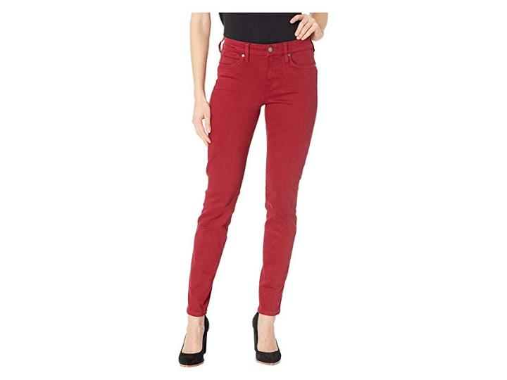 Liverpool Abby Skinny In Slub Stretch Twill (biking Red) Women's Casual Pants