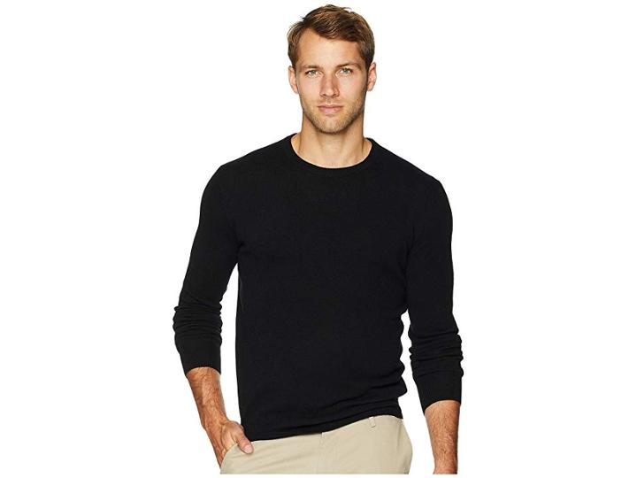 Polo Ralph Lauren Washable Cashmere Crew Neck (polo Black) Men's Clothing