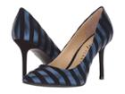 Katy Perry The Sissy (black/navy Striped Metallic Fabric) Women's Shoes