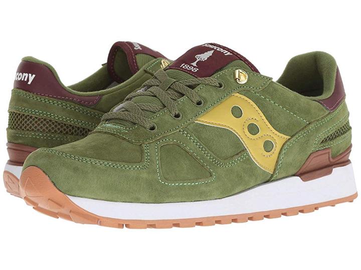Saucony Originals Shadow Original Suede Ranger (green/gold) Men's Classic Shoes