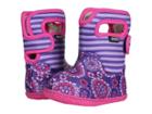 Bogs Kids Baby Bogs Pansy Stripe (toddler) (violet Multi) Girls Shoes