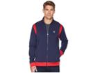 Fila Heritage Tennis Jacket (navy/chinese Red/white) Men's Coat