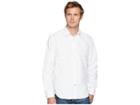 Nautica Long Sleeve Pieced Woven Shirt (bright White) Men's Clothing