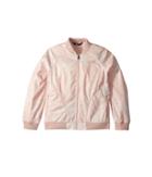 The North Face Kids Flurry Wind Bomber Jacket (little Kids/big Kids) (evening Sand Pink Lupine Print/tnf White) Girl's Coat