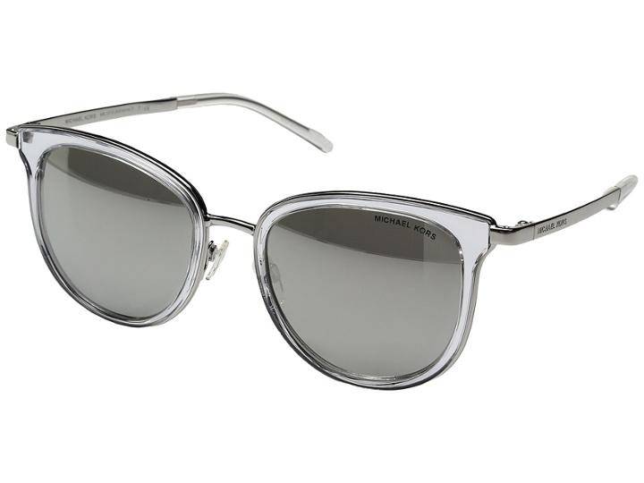 Michael Kors Adrianna I Mk1010 (clear/silver/silver Mirror) Fashion Sunglasses