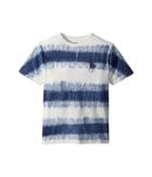 Polo Ralph Lauren Kids Tie-dye Cotton Jersey T-shirt (big Kids) (estate Blue) Boy's Clothing