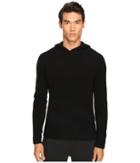 Atm Anthony Thomas Melillo Cozy Hooded Pullover Sweater (black) Men's Sweatshirt