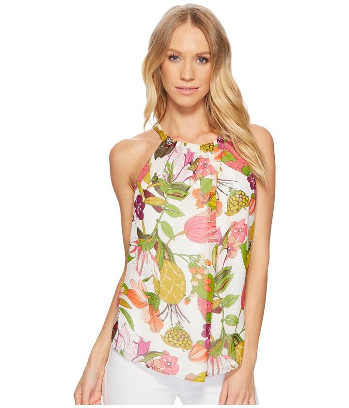 Trina Turk Rosemary Top (whitewash) Women's Clothing