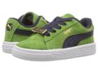 Puma Kids Suede Classic Bboy Fabulous (toddler) (forest Green/turkish Sea) Boys Shoes