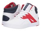 Dc Frequency High (white/navy/red) Men's Skate Shoes