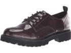 Jane And The Shoe Lowell (burgundy Patent) Women's Shoes