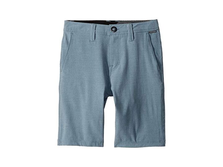 Volcom Kids Frickin Snt Static Shorts (big Kids) (wrecked Indigo) Boy's Shorts