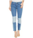 Mavi Jeans Adriana Ankle Mid-rise Skinny In Indigo Blocking Icon (indigo Blocking Icon) Women's Jeans