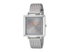 Steve Madden Square Case Ladies Alloy Band Watch Smw182 (silver) Watches