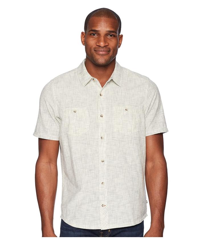 Toad&co Smythy S/s Shirt (smoke) Men's Short Sleeve Button Up