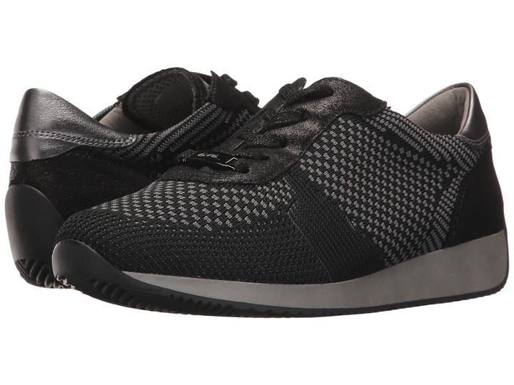 Ara Lilly (black Woven) Women's  Shoes
