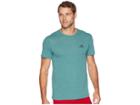 Adidas Ultimate Crew Short Sleeve Tee (noble Green/colored Heather) Men's T Shirt