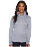 The North Face Novelty Glacier Pullover (mid Grey Stria) Women's Long Sleeve Pullover
