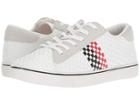 Bernie Mev. Essex (white/grey/black/red) Women's Lace Up Casual Shoes