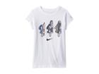 Nike Kids Maxsicle 3 Core Short Sleeve Tee (little Kids) (white) Girl's T Shirt