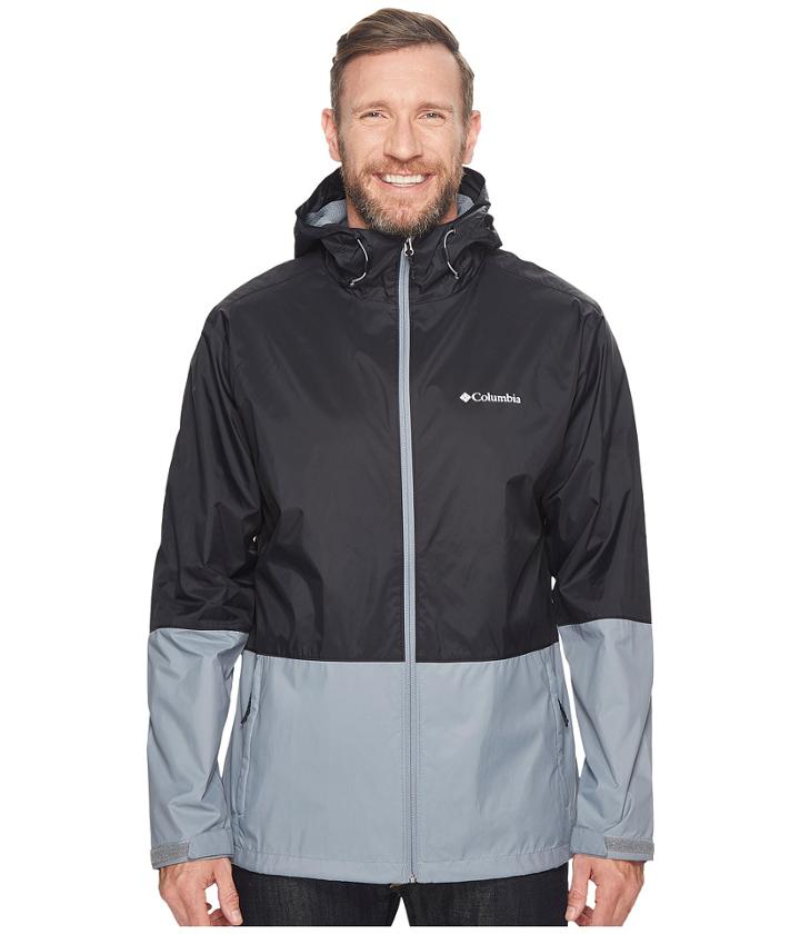 Columbia Big Tall Roan Mountaintm Jacket (black/grey Ash) Men's Coat