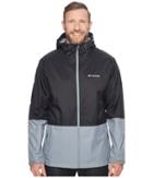 Columbia Big Tall Roan Mountaintm Jacket (black/grey Ash) Men's Coat