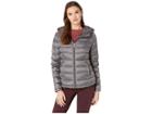 French Connection Hooded Short Puffer (slate Grey) Women's Coat