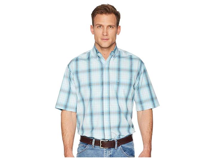 Stetson 1511 Storm Plaid (blue) Men's Clothing