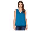 B Collection By Bobeau Ulani Layer Tank Top (teal) Women's Sleeveless
