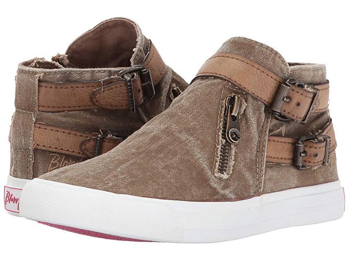 Blowfish Kids Mondo-k (little Kid/big Kid) (whiskey Urban Smoked Twill/dark Whiskey Sunset Pu) Girl's Shoes