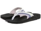 Reef Slap 3 (black/white/purple) Women's Sandals
