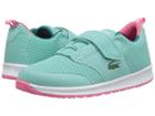 Lacoste Kids L.ight (little Kid) (turquoise/pink) Girl's Shoes