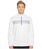 Callaway 1/4 Zip Mock Neck Fashion Knit Pullover (bright White) Men's Clothing