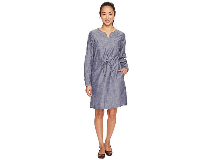 Exofficio Sol Cool Chambray Dress (indigo) Women's Dress