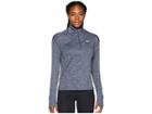 Nike Element 1/2 Zip Top (gridiron/ashen Slate/heather) Women's Long Sleeve Pullover