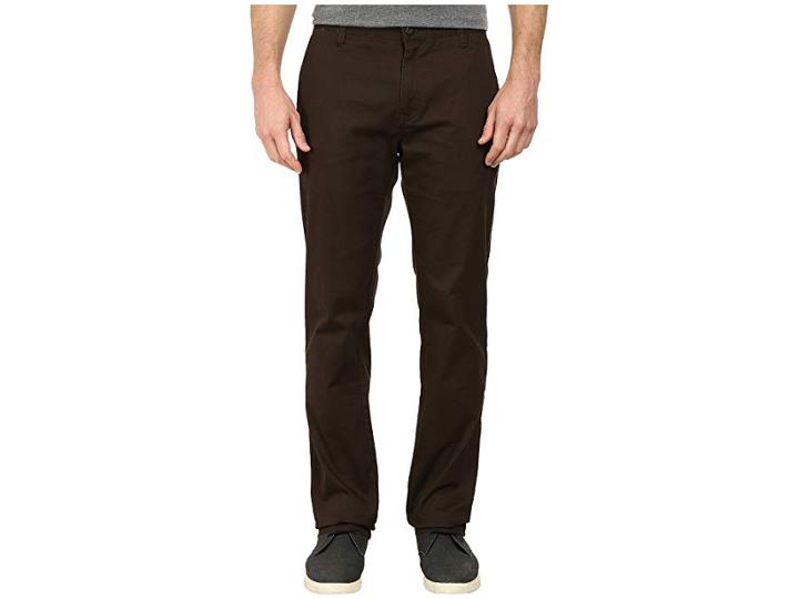 Volcom Frickin Modern Stretch Chino (bark Brown 1) Men's Casual Pants