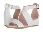 Ecco Shape 35 Wedge Ankle (bright White Calf Leather) Women's Wedge Shoes