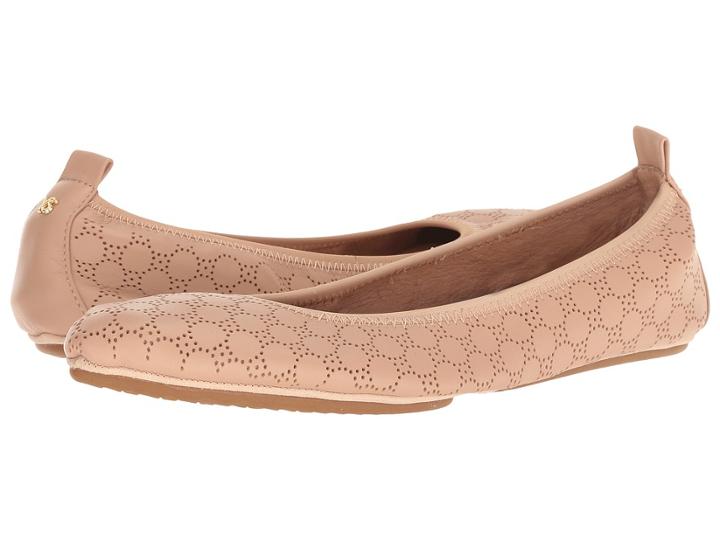 Yosi Samra Vienna (nude Circle Perforated Nappa) Women's Shoes
