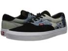 Vans Era 59 ((suede/denim) Black/chili Pepper) Skate Shoes