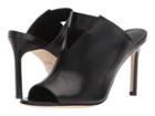 Via Spiga Mira (black Leather) Women's Slide Shoes