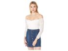Bebe Off Shoulder Lace Bodysuit (pristine) Women's Jumpsuit & Rompers One Piece