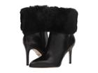 Sam Edelman Oleana (black Modena Calf Leather/plush Fur) Women's Shoes