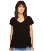 Johnny Was Sophia Princess Top (black) Women's Clothing