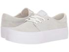 Dc Trase Platform Le (off-white) Women's Skate Shoes